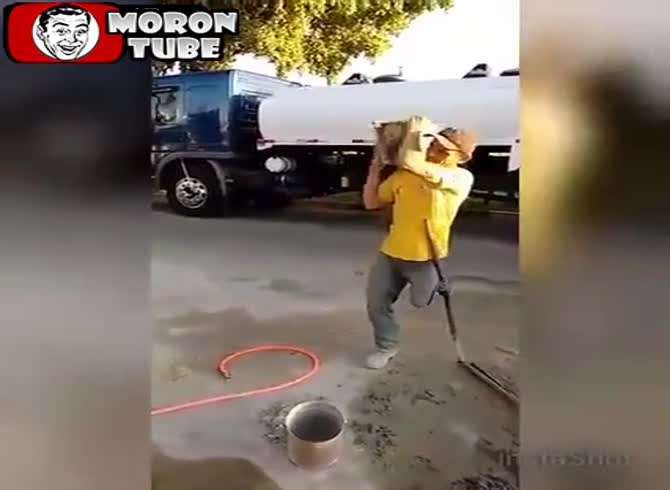 Video :He puts a lot of effort into making a decent life even after losing his wife